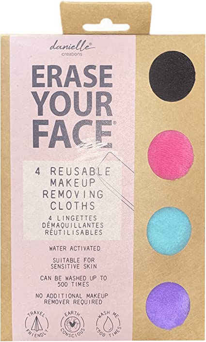 Erase Your Face Reusable Make Up Removing Cloths