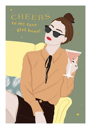 The Art file - Girl Boss Card