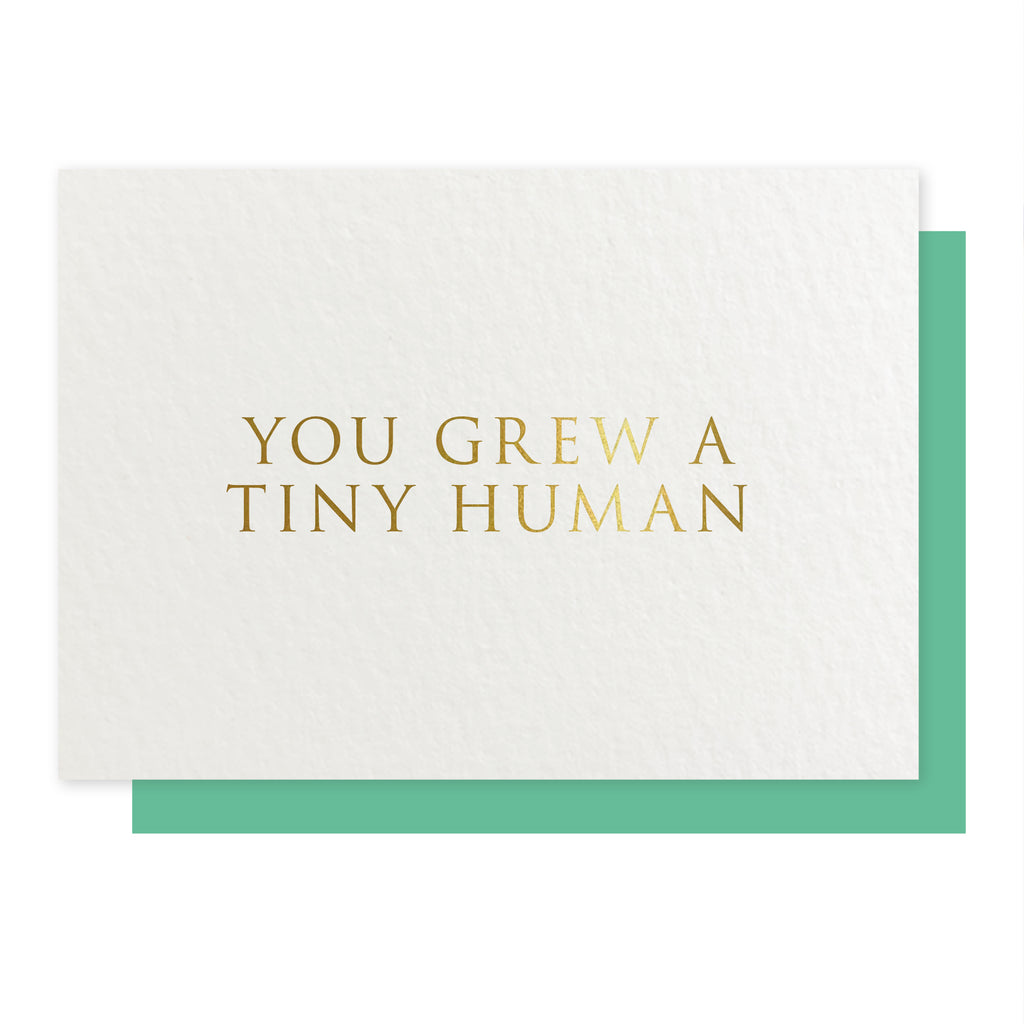Lucky Ink 'Grew A Human' Card