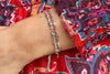 Boho Betty Morse Code Happiness Gemstone Bracelet