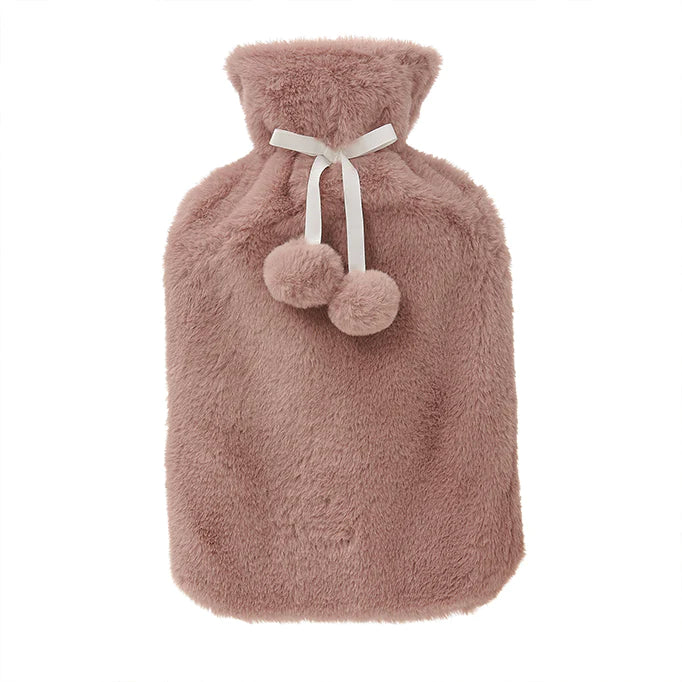 Aroma Home Faux Fur Hot Water Bottle