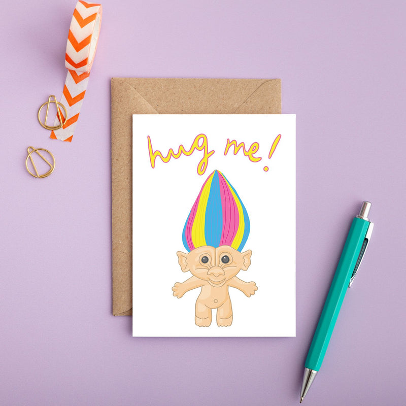 You've Got Pen On Your Face 'Hug Me' Card