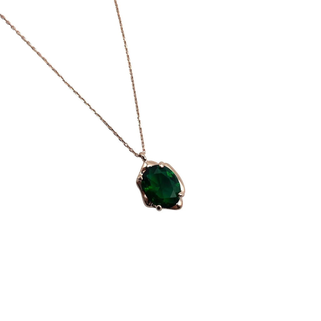 Sixton Vintage Emerald Style Necklace