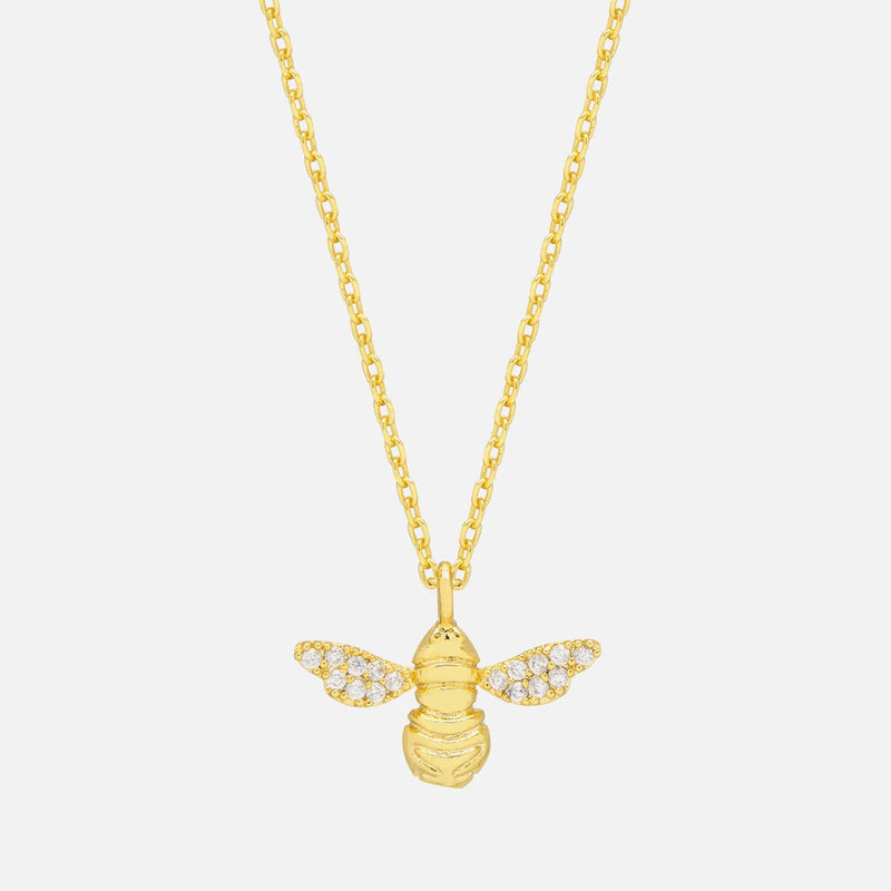 Estella Bartlett Bee Sparkle Wings Necklace