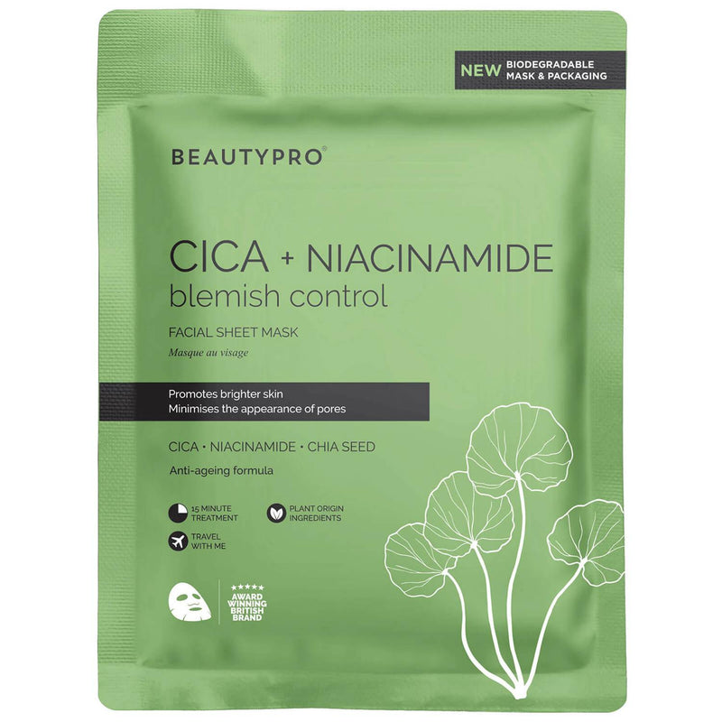 BeautyPro CICA & Niacinamide Blemish Control Sheet Mask