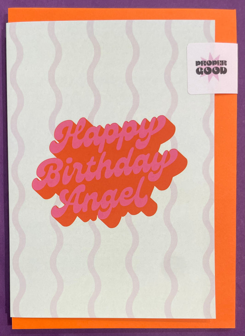 Proper Good 'Birthday Angel' Card