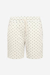Noella Johanne Sweat Shorts - Off white/black Dot