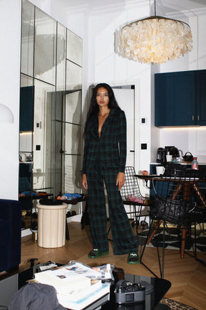 Ichi Kate Checko Trousers