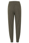 Ichi Kyla Knitted Trousers - Ivy Green