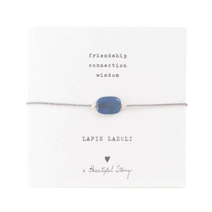 A Beautiful Story Lapis Lazuli Gemstone Bracelet