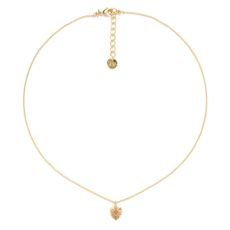 Elka London Lovely Necklace with Heart Pendant