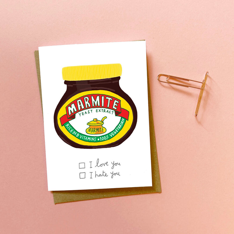You've Got Pen On Your Face 'Marmite' Card