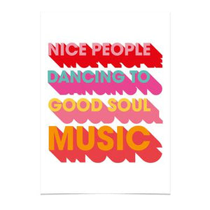 Kiss Me At The Disco 'Nice People' A4 Print