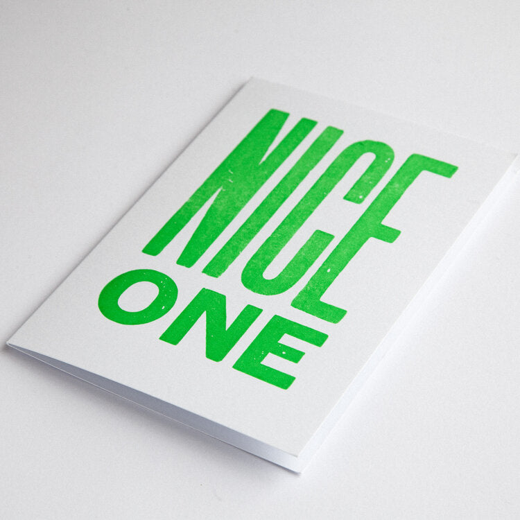 Nice & Graphic 'Nice One' Card
