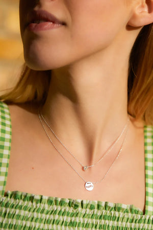 Estella Bartlett Silver Knot Necklace