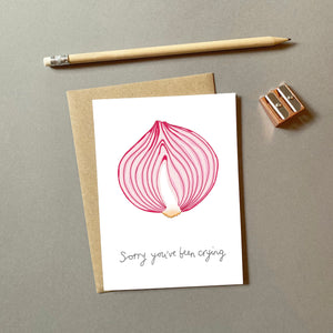 You've Got Pen on Your Face 'Sorry You've Been Crying' Card