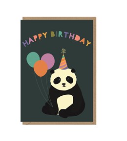 Early Bird 'Panda' Happy Birthday Card