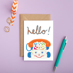 You've Got Pen On Your Face 'Hello' Card