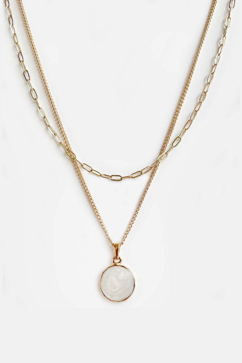 Formation Multi Chain Pearl Necklace