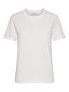 Pieces Ria Organic Cotton White T Shirt