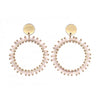 Isles & Stars Gold Double Round Drop Earrings