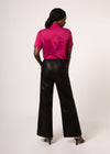 FRNCH Poliana Faux Leather Trousers