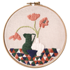 Stitch Happy Geometric Poppies Embroidery Kit