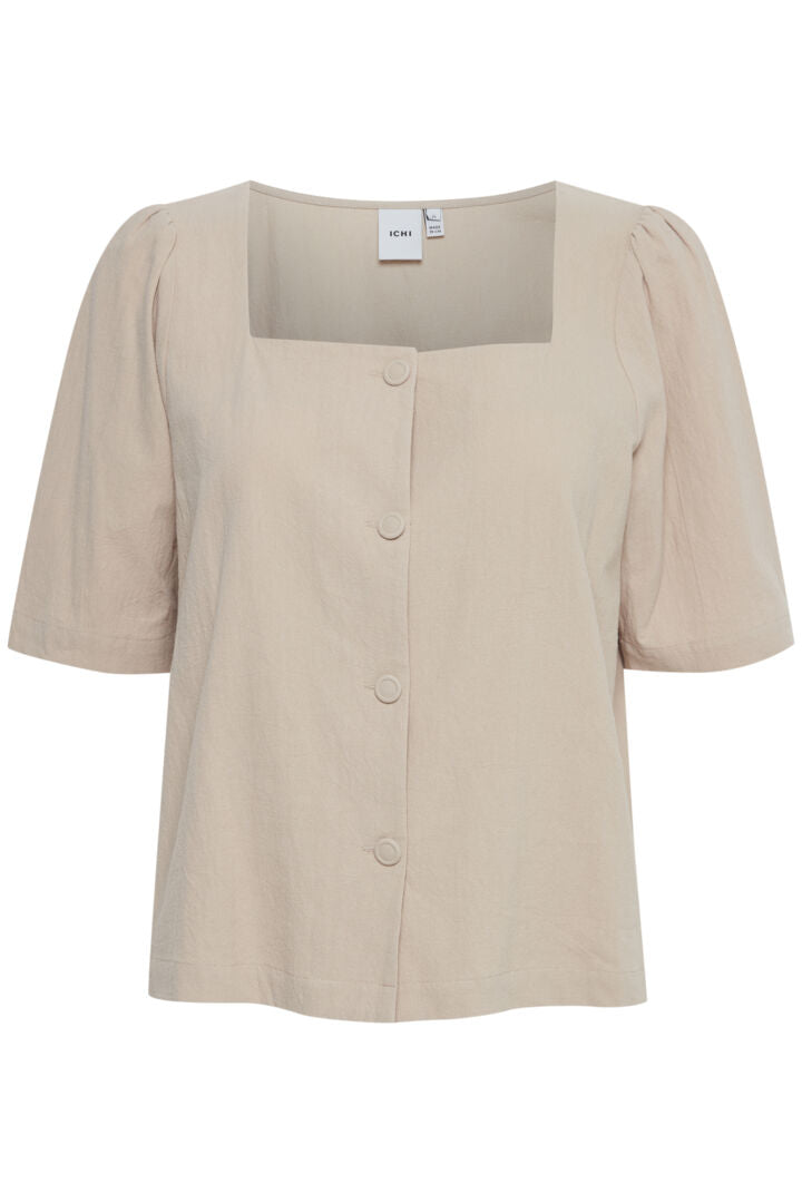 Ichi Erian Short Sleeve Blouse