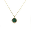 Sixton London Stone Pendant Necklace - Malachite
