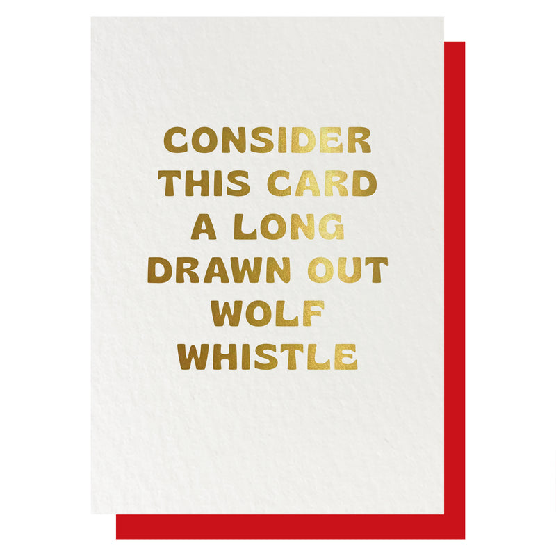 Lucky Ink 'Wolf Whistle' Card
